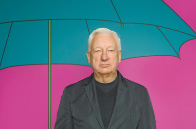 Michael Craig-Martin RA in his studio, 2014 (detail)