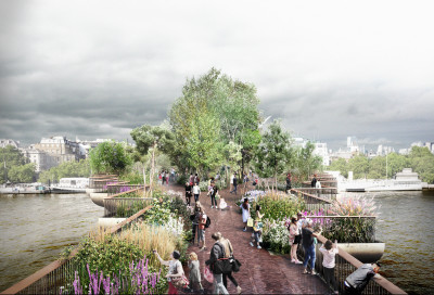 Garden Bridge Walkway View