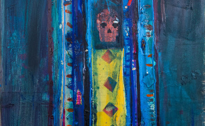 Barbara Rae RA, Painting from the series ‘Rebozo’