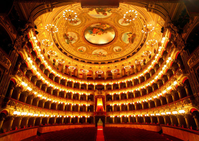 , Interior of the Teatro Massimo