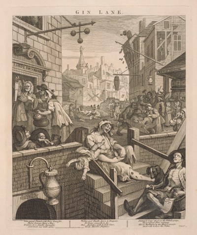 William Hogarth, Gin Lane