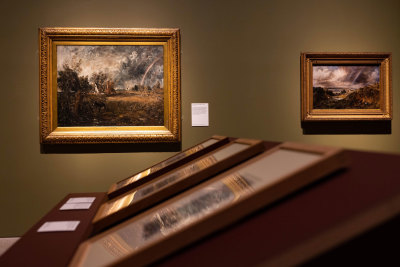 Installation view of the Late Constable exhibition at the Royal Academy of Arts, London (30 October 2021 - 13 February 2022)