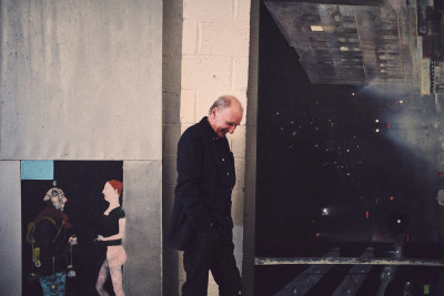 Jock McFadyen in his studio