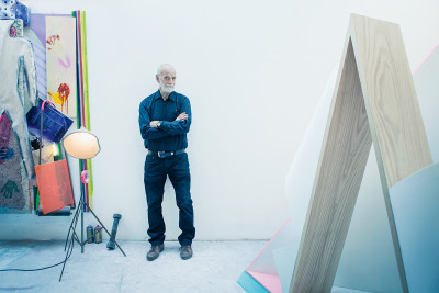 Phillip King RA in his studio