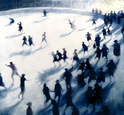 Bill Jacklin RA, Ice Rink, 3pm