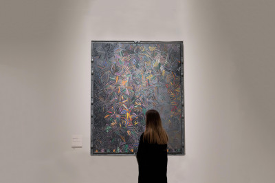 Installation view of Jasper Johns: 'Something Resembling Truth'