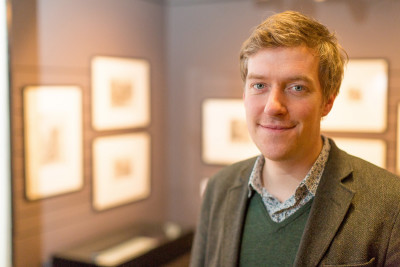 Morgan Feely, Collections Manager for Works on Paper