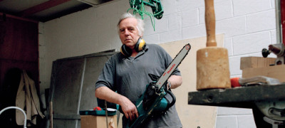 Michael Sandle RA in his studio