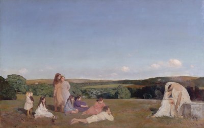 Charles Sims RA, Clio and the Children