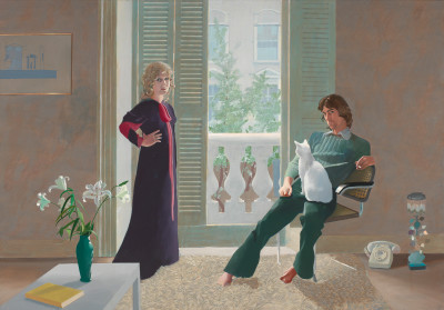 David Hockney RA, Mr and Mrs Clark and Percy