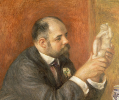 Pierre Auguste Renoir, Portrait of Ambroise Vollard (detail)
