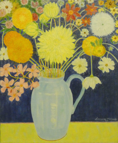 Leonard McComb RA, Garden Flowers, Provence