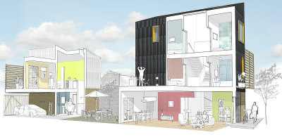 Scotswood, 2008 by Sarah Wigglesworth Architects