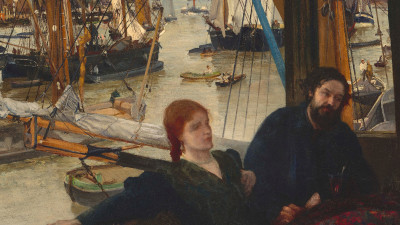 James Abbott McNeill Whistler, Wapping (detail)