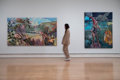 Enasoit, 2019, and Mydas, 2019, by Michael Armitage