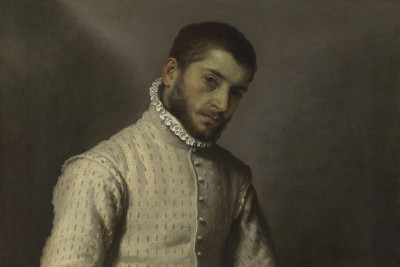 Giovanni Battista Moroni, The Tailor (detail)