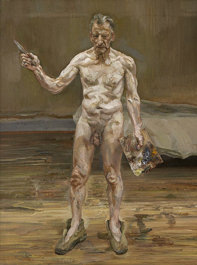 Lucian Freud, Painter Working, Reflection