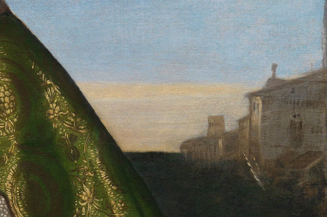 Titian, Jacopo Pesaro Being Presented by Pope Alexander VI to Saint Peter (detail)