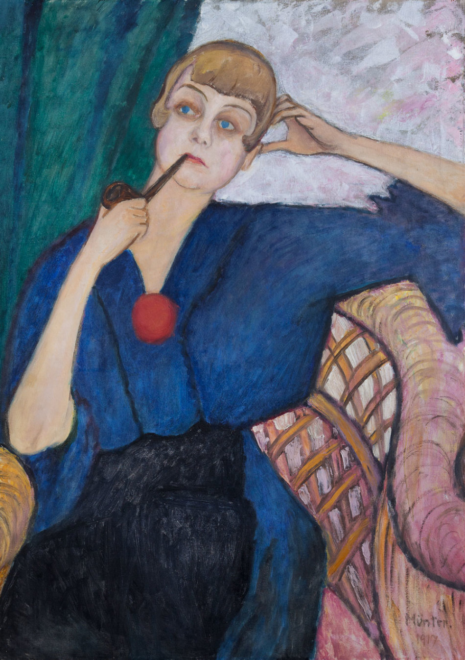 Gabriele Münter, Portrait of Anna Roslund