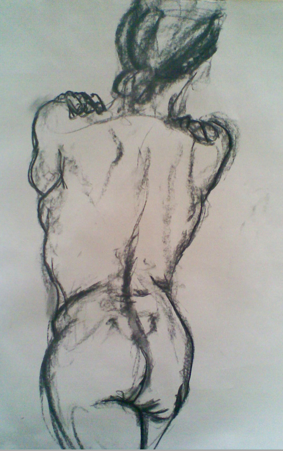 One of the drawings of Carol created during an Outreach Workshop