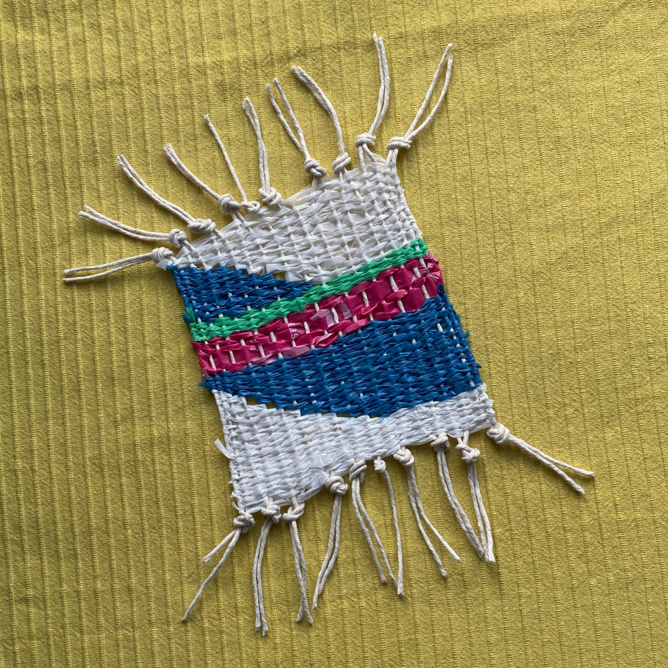 Family howto plastic bag weaving Blog Royal Academy of Arts