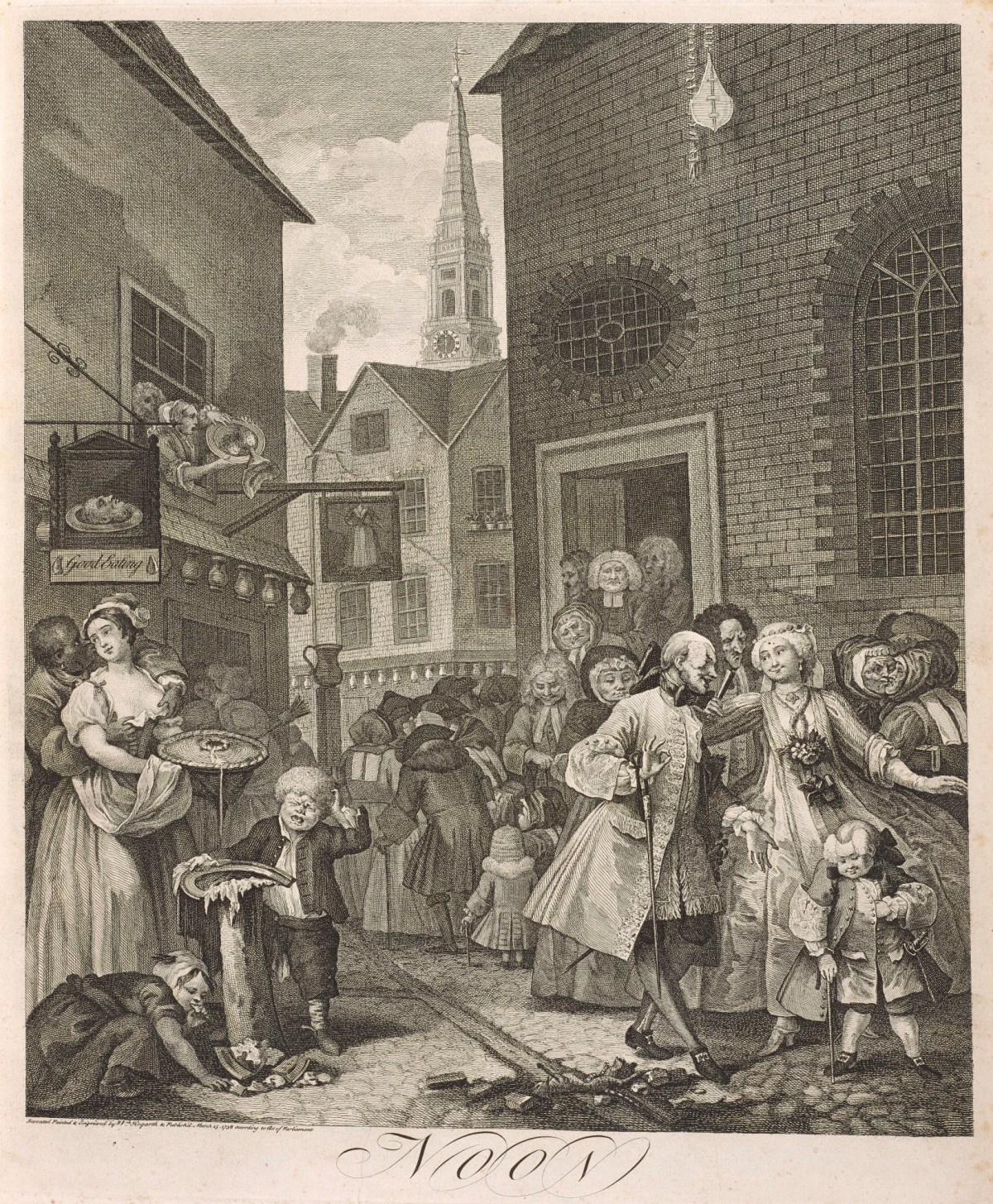 William Hogarth, Noon (Times of Day, plate 2)