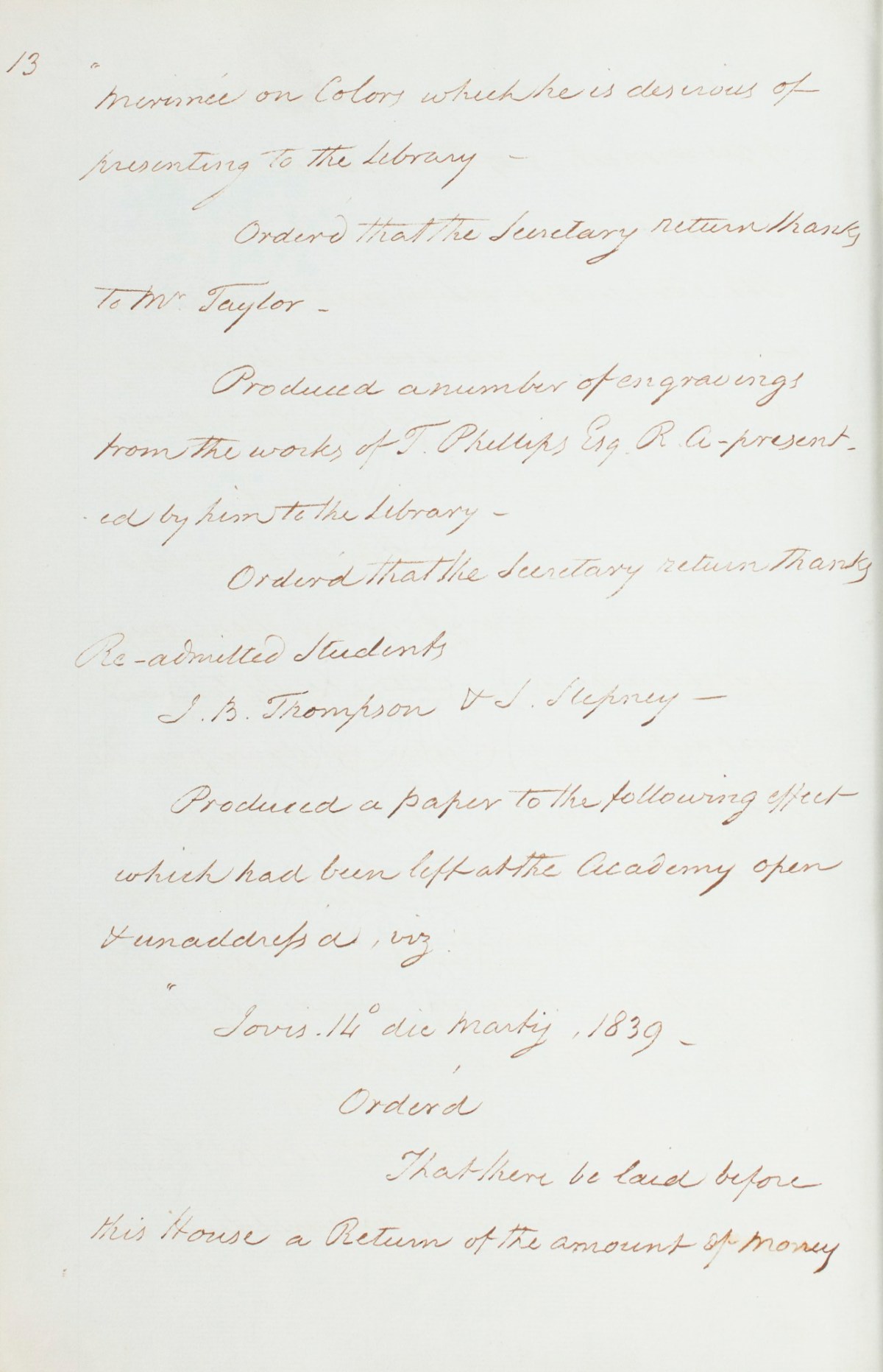 , Council minutes, vol. 9