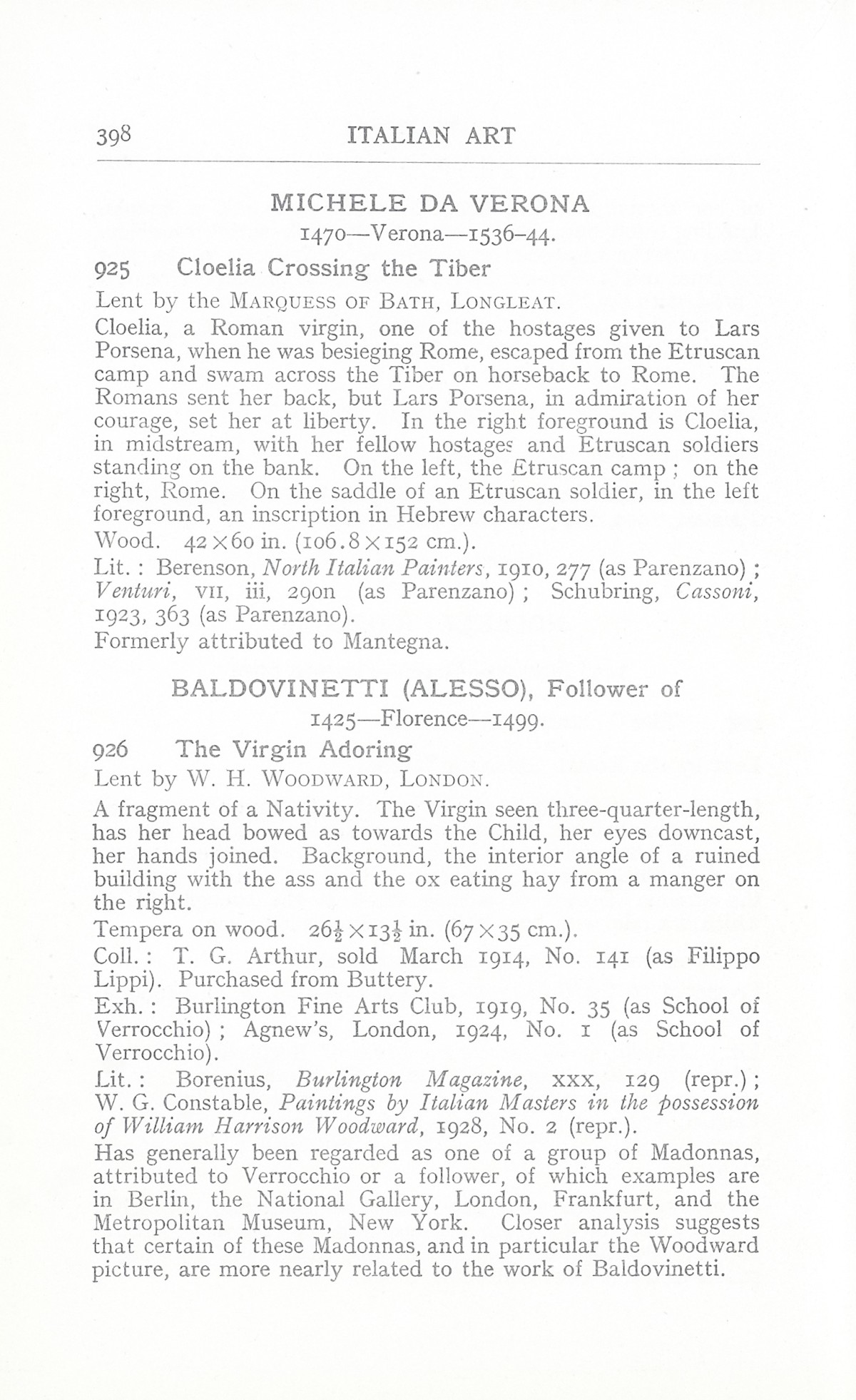 Page 402 of 1930 - Exhibition of Italian Art 1200-1900