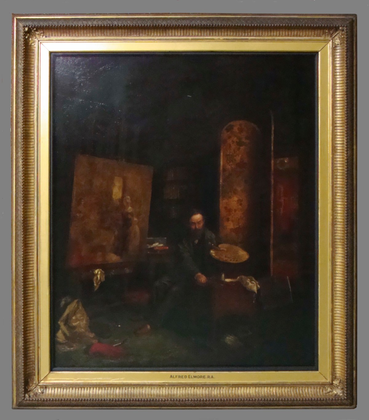 Unknown, Frame for William Maw Egley 'Portrait of Alfred Elmore'
