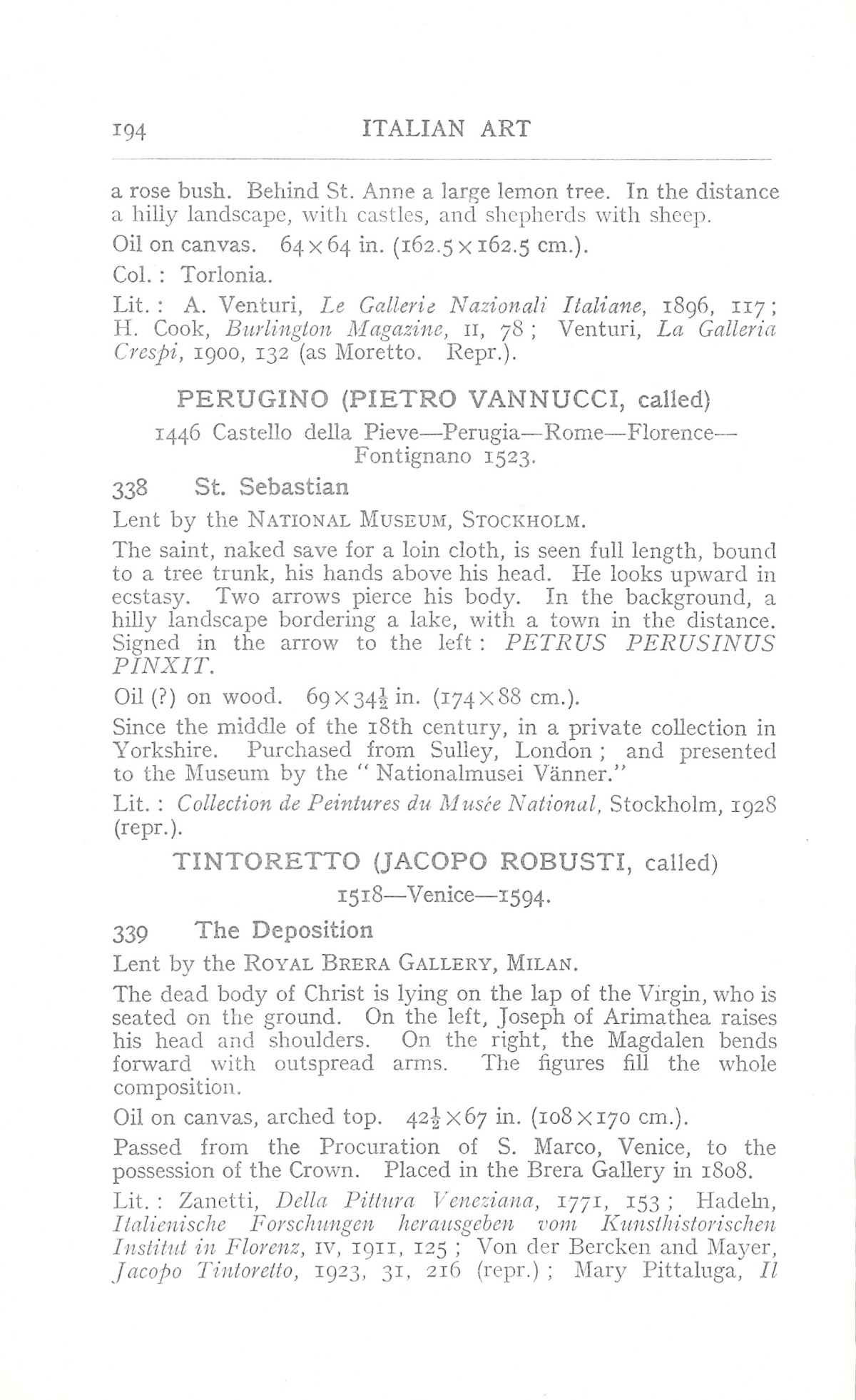 Page 198 of 1930 - Exhibition of Italian Art 1200-1900