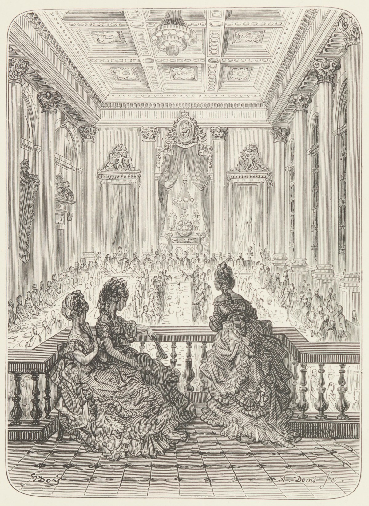 Gustave Doré, The Goldsmiths at Dinner