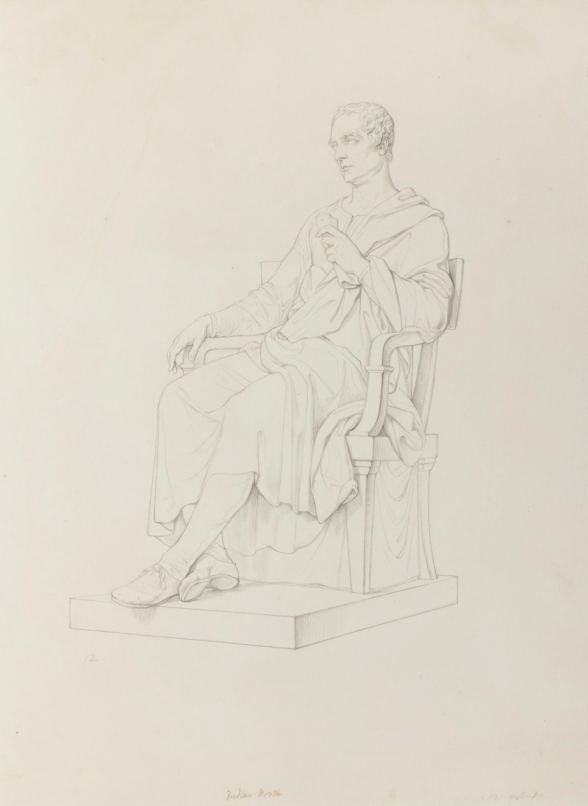 Paolo Guglielmi, Study after the statue of Dudley North