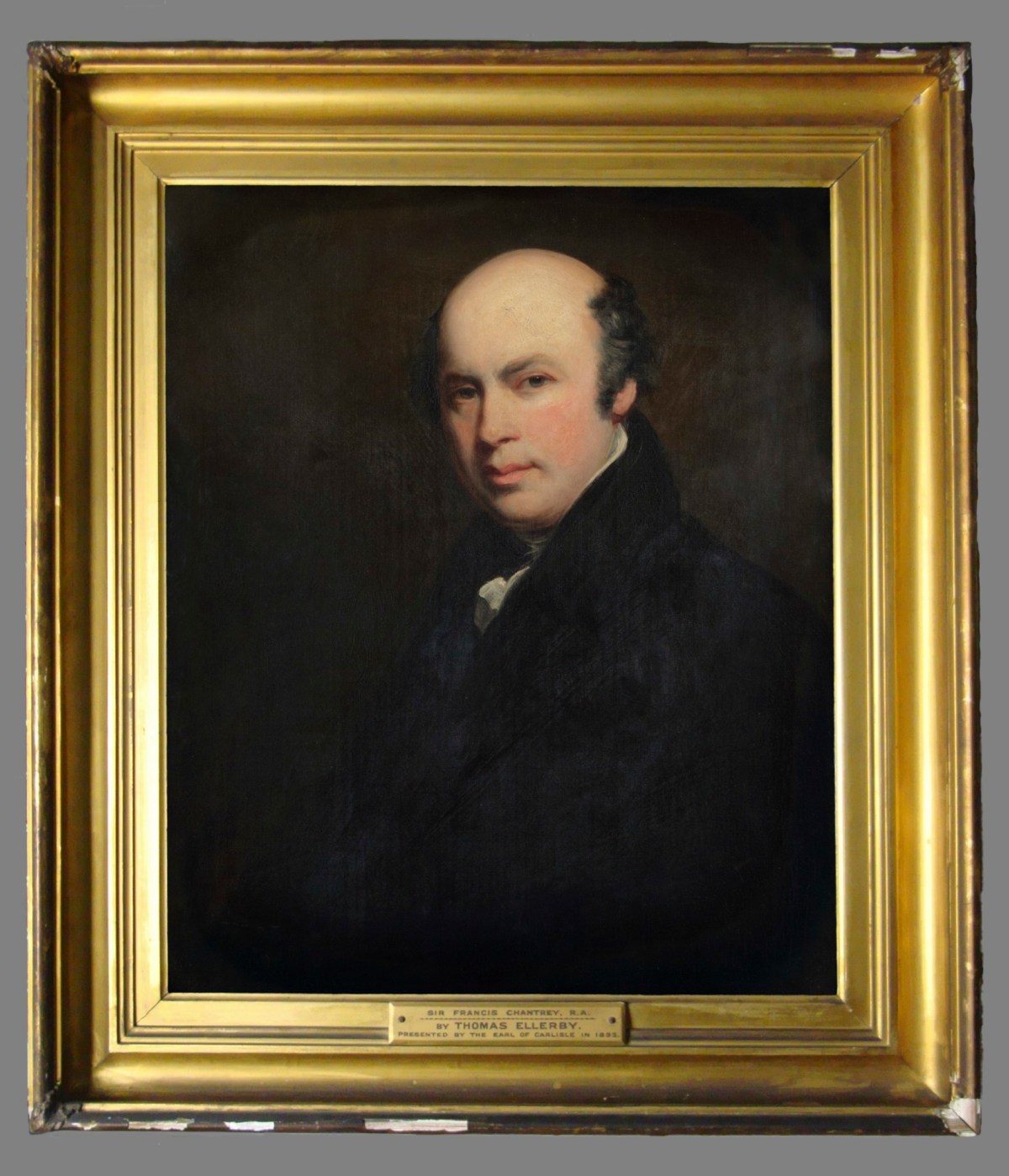 Unknown, Frame for Thomas Ellerby 'Portrait of Sir Francis Chantrey, R.A.'