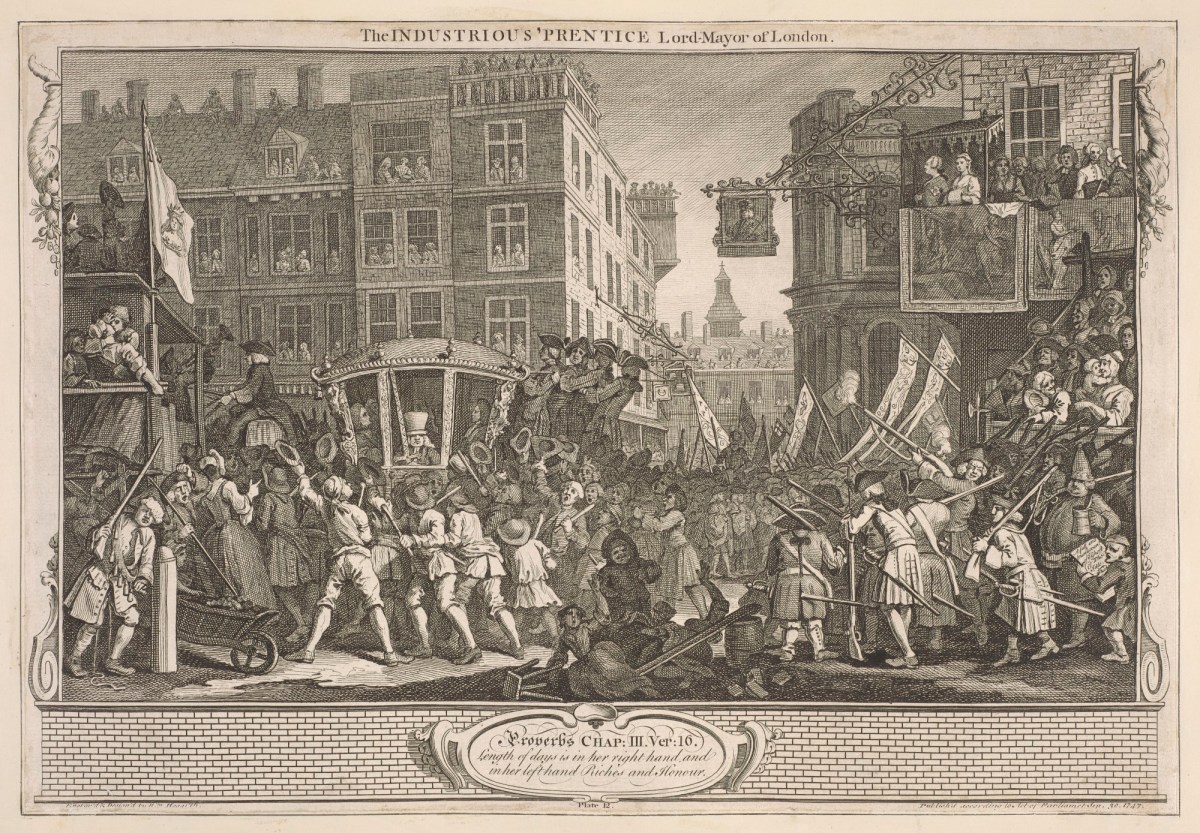William Hogarth, Industry and Idleness, plate 12
