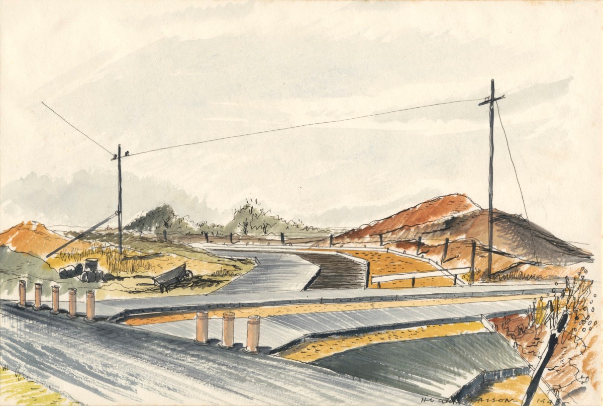 Sir Hugh Casson PRA, Military Roads