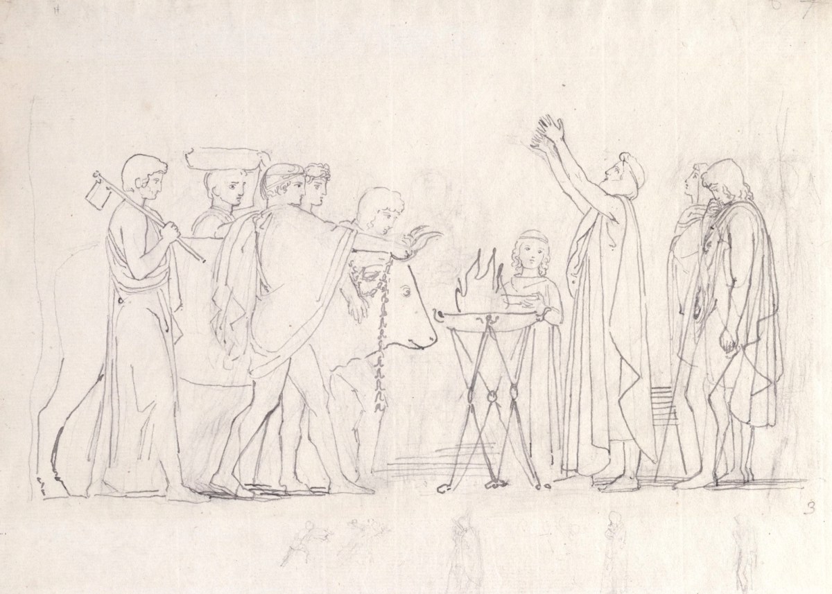 John Flaxman RA, Nestor's Sacrifice