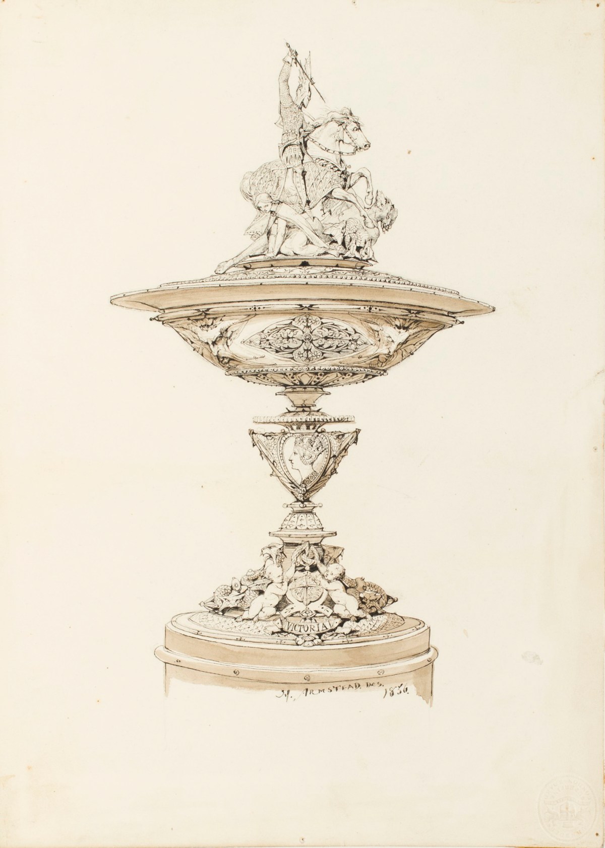 Henry Hugh Armstead RA, Design for the 1856 Goodwood Cup
