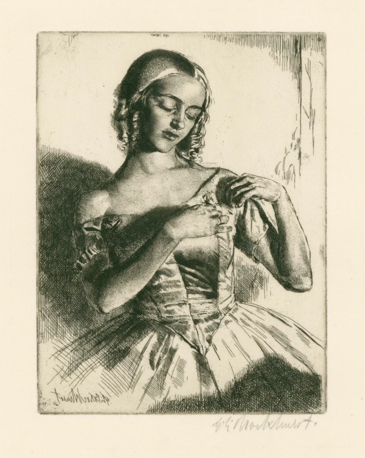 Gerald Leslie Brockhurst RA, Nadejda