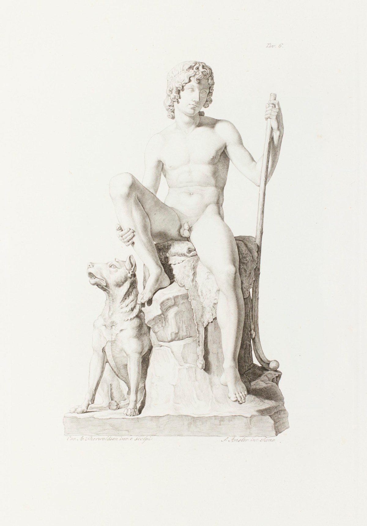 Bertel Thorvaldsen, 'Il pastore.'