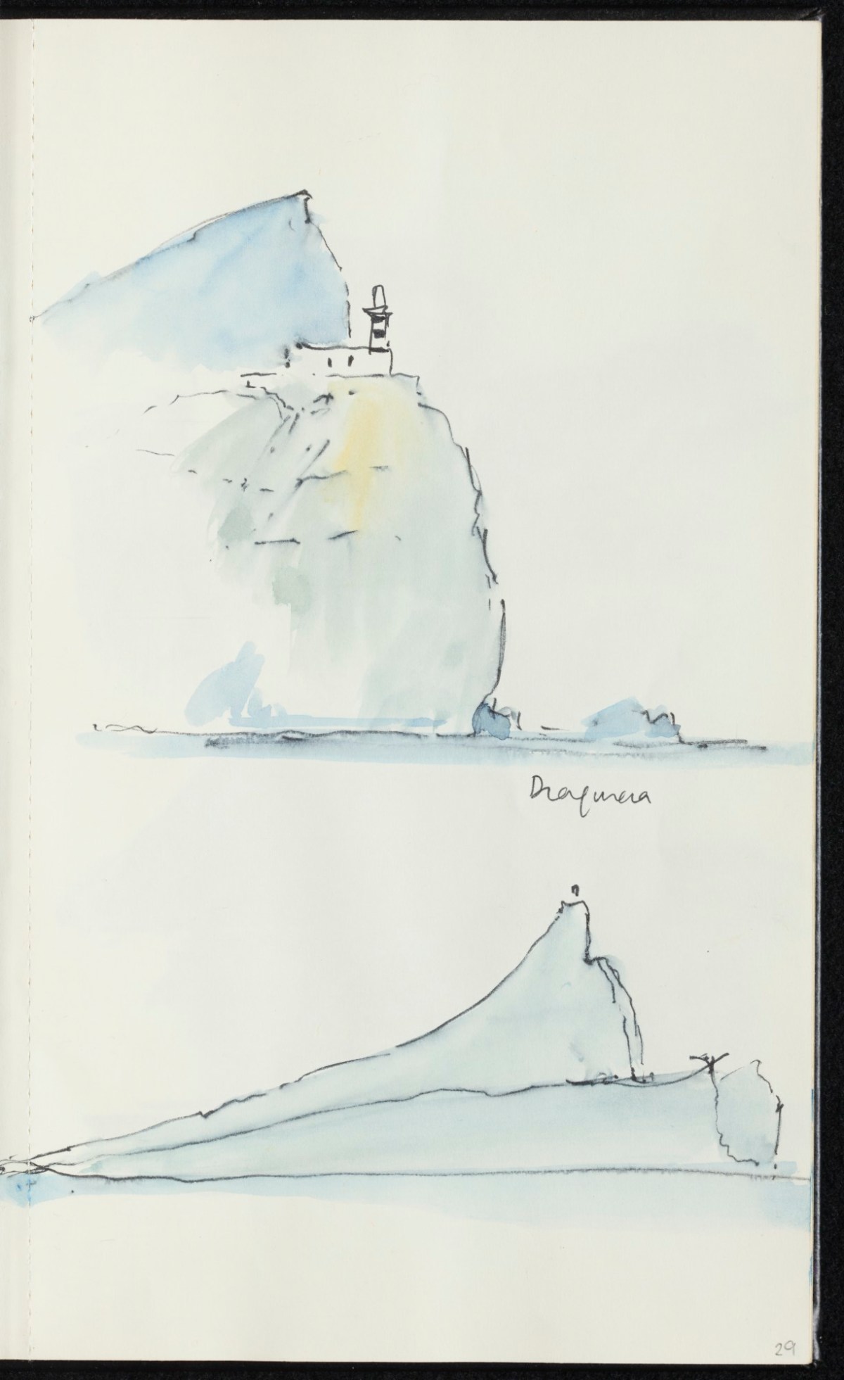Sir Hugh Casson PRA, Majorca, Italy and Pembrokeshire sketchbook