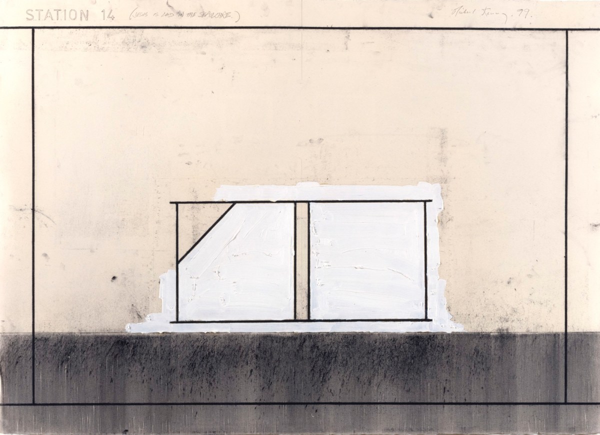 Michael Kenny RA, Jesus is Laid in the Sepulchre