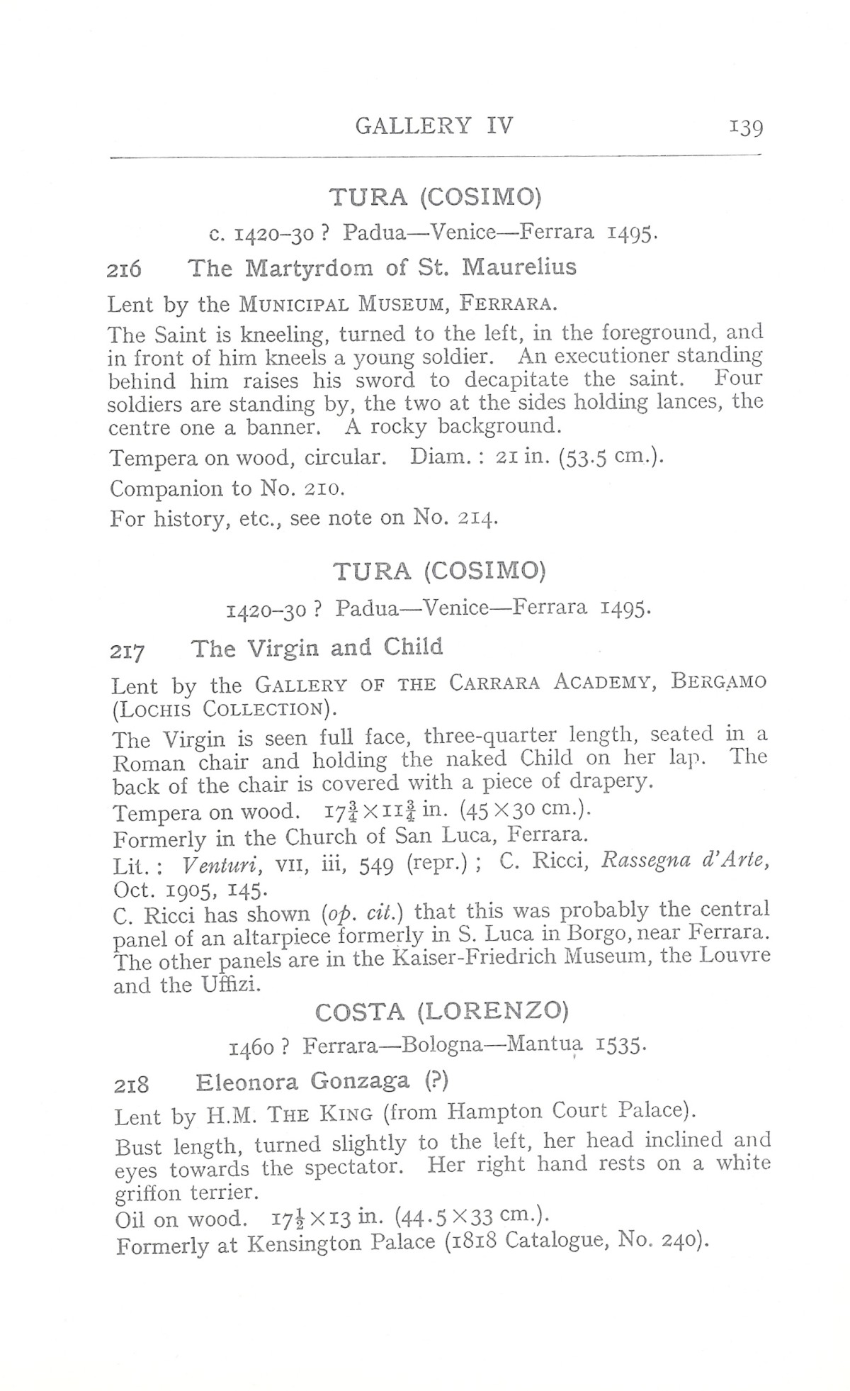 Page 143 of 1930 - Exhibition of Italian Art 1200-1900