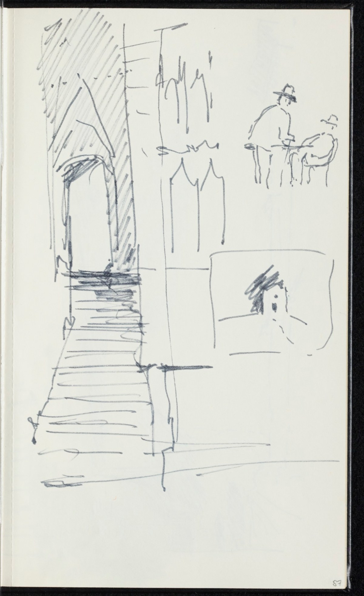 Sir Hugh Casson PRA, Majorca, Italy and Pembrokeshire sketchbook