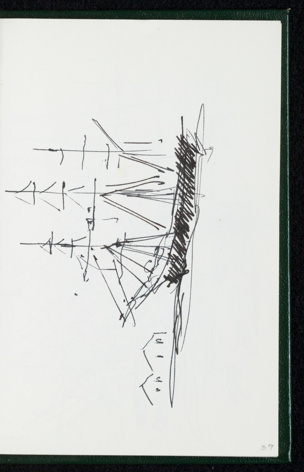 Sir Hugh Casson PRA, New England Connecticut sketchbook
