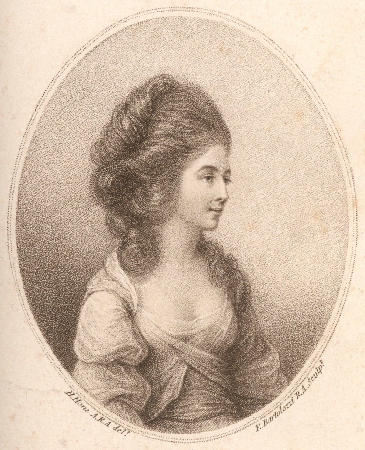 Horace Hone ARA, Portrait of Elizabeth, Countess of Lanesborough
