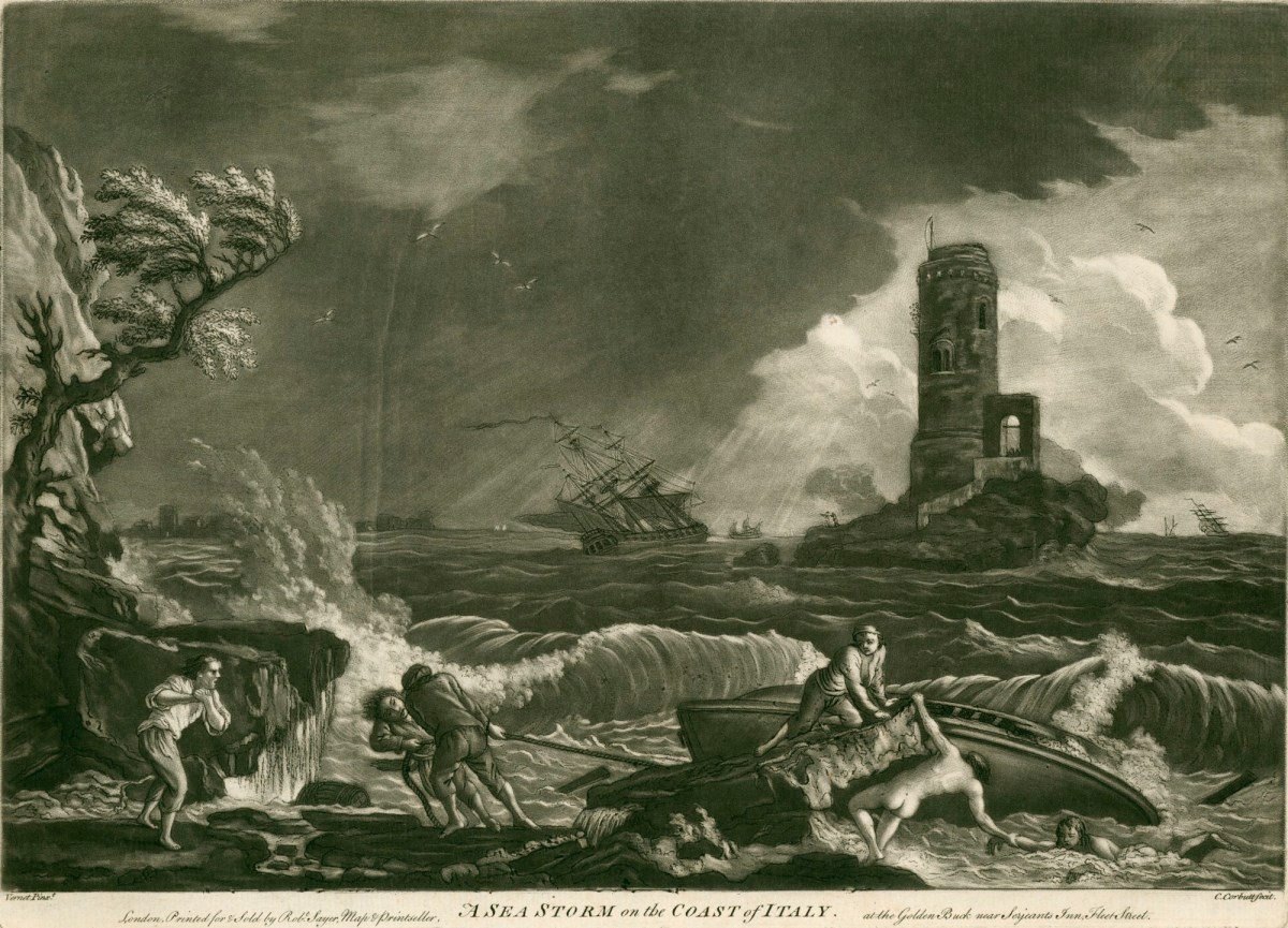 Richard Purcell, A Sea Storm on the Coast of Italy