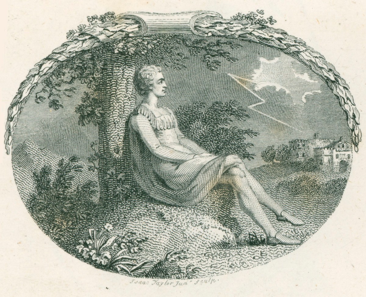 Henry Fuseli RA, Youth sitting beneath a Tree in a Pastoral Landscape