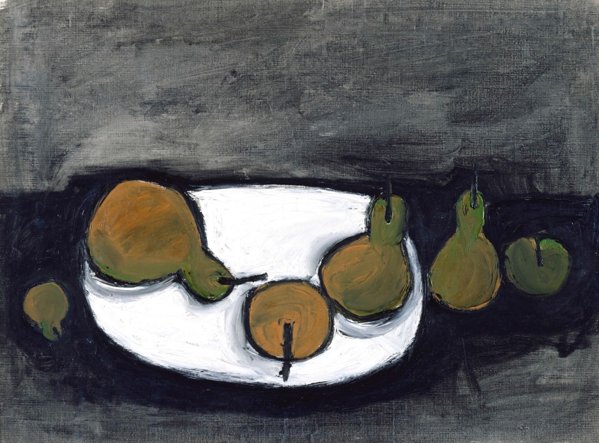 William Scott RA, Still Life with Pears