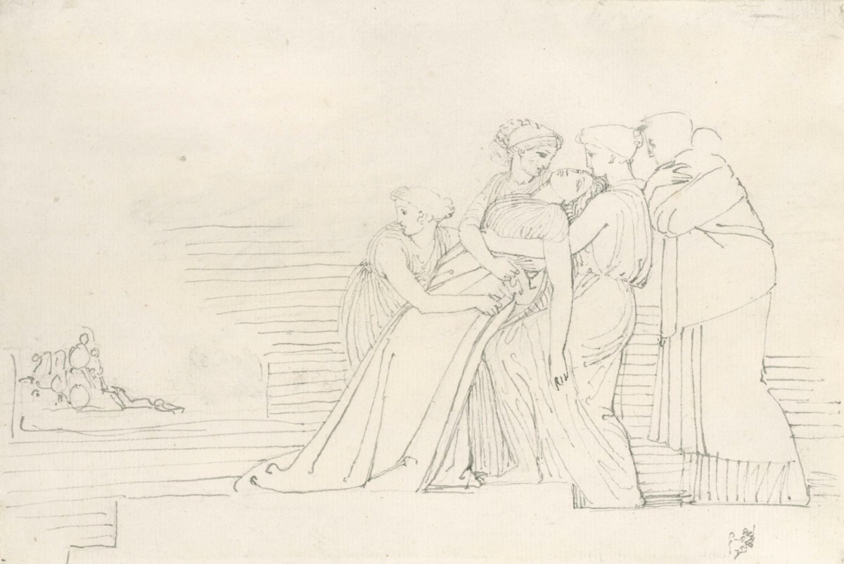 John Flaxman RA, Andromache Fainting on the Wall