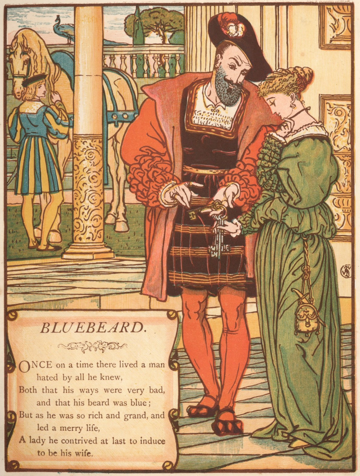 Walter Crane, "Here are the keys of all my chests ..."